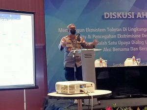 Dirbinmas Polda Jatim Ikuti Kegiatan Diskusi Membangun Ekosistem Toleransi di Lingkungan Sekolah