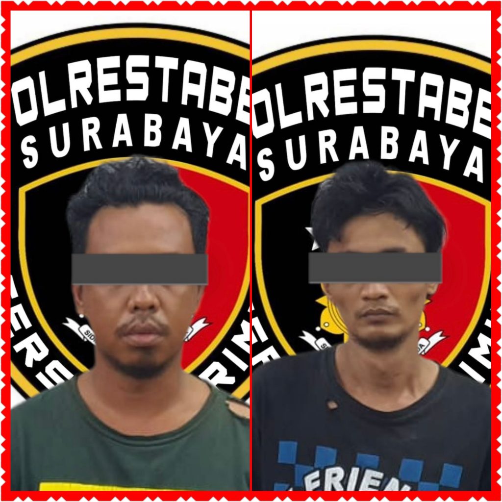 Beraksi di Malam Tahun Baru, Dua Pelaku Ranmor Ditangkap Unit Jatanras Satreskrim Polrestabes Surabaya