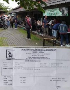 PT.ASDM Gelar Swab Antigen Ratusan Calon Pekerja Tanpa Izin, Dibubarkan Dinkes Gresik