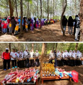 Gugus PAUD 1 Anggrek Kecamatan Sangkapura, Gelar Outbound Kids di Mangrove Superberu Daun