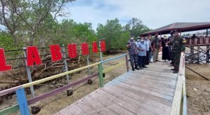 SUKSESKAN PROGRAM TNI AL, LANAL BATUPORON JALIN SINERGITAS DENGAN ORMAS