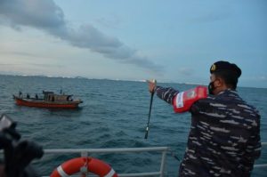Lantamal IV Gelar Operasi Keamanan Laut, Tangkal dan Tindak Pelanggaran Hukum Di Laut Tanjung Uban