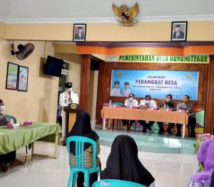 Pelantikan Dan Pengambilan Sumpah Perangkat Desa Gunungteguh