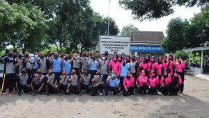 Perkuat Sinergitas, Polres Blitar Kota Gelar Olaharaga Bersama TNI