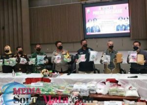 Menjelang Bulan Ramadhan, Polda Jatim dan Polres Jajaran Musnahkan Narkoba dan Miras