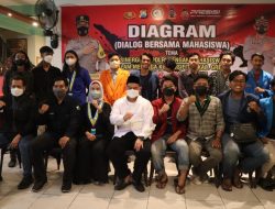 Jaga Kondusifitas, Kapolres Gresik Gelar Dialog Bersama Mahasiswa
