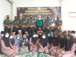 Bakti Sosial Santunan Anak Yatim Piatu, Begini Harapan Hubdam V/Brawijaya dan Denhubrem 083
