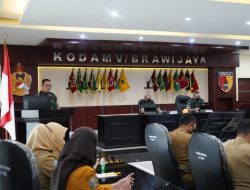 Pangdam V/Brawijaya Gelar Rakor Lanjutan Tentang Digitalisasi Usaha Mikro Binaan Kodam V/Brawijaya