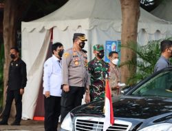 Kapolres Gresik Pimpin Langsung Kunjungan Kerja Presiden RI