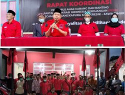 PDI Perjuangan Gelar Rapat Koordinasi Pengurus Anak Cabang Dan Ranting di Pulau  Bawean