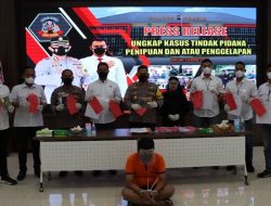 Satreskrim Polres Gresik Tangkap Mantan Pegawai Finance Gelapkan uang Rp 2 Miliar Kabur ke Bali