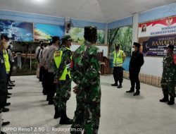 Forkopimcam Sangkapura Gelar Pengamanan Malam Hari Raya Idul Fitri 1443 H