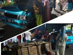 PATAH AS DEPAN” SEBUAH MINI BUS SERUDUK ROMBONG NASGOR