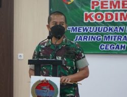 Kodim 0817/ Gresik Menggelar Kegiatan Pembinaan Jaring Mitra Karib Semester I TA 2022