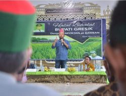 Bupati Gresik Menggelar Halal Bi Halal dan Dialog Bersama Gapoktan se Bawean