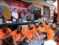 Operasi Pekat Semeru 2022, Polres Kota Blitar Berhasil Ungkap 31 Kasus