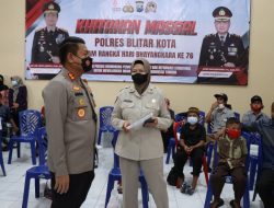 Sambut Hari Bhayangkara ke-76, Polres Blitar Kota Gelar Khitanan Massal