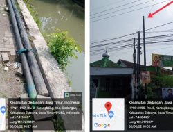 Belum Adanya Sosialisasi, Pemasangan Tiang Jaringan Internet di Karangbong Dihentikan Warga