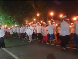 Syukuri Idul Adha 1443 H, Ratusan Santri Dua PONPES Bersaudara, Kompak Kumandangkan Takbir Keliling