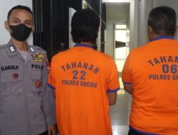 Satreskrim Polres Gresik Tegas Tahan 2 Penista Agama Pernikahan Manusia Dengan Kambing