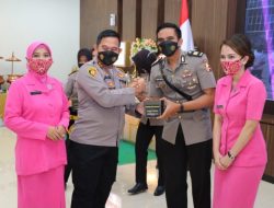 Kapolres Gresik Pimpin Sertijab Tour Of Duty Pejabat dan Kapolsek