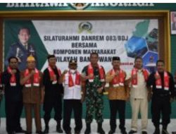 Danrem 083/Baladhika Jaya Silaturahmi Bersama Elemen Masyarakat di Wilayah Kabupaten Banyuwangi