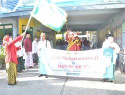 Lepas Kirab YPPQ, Wabup Bu Min Tanamkan Nilai Spirit Muharram Dan Kemerdekaan