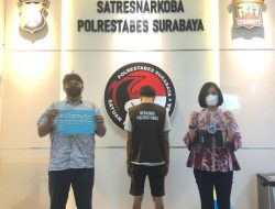 Pengedar Sabu Tak berdaya Saat Diringkus Satreskoba Polrestabes Surabaya