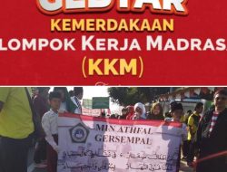 Meriahkan HUT-RI Ke 77″ KKM Kecamatan Omben Gelar Pawai Ta’aruf