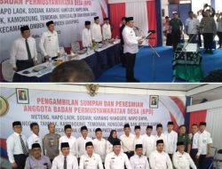 79 Anggota BPD di Kecamatan Omben Resmi Dilantik, Berikut Harapan Bupati dan Aktivis L-KPK Sampang