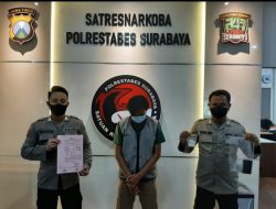 Pengedar Sabu Tak Berkutik Saat Digeledah Satreskoba Polrestabes Surabaya