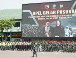 Danrem 084/Bhaskara Jaya Pimpin Apel Gelar Pasukan Pengamanan VVIP