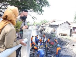 Sidak Dirumah Pompa Air Pengendali Banjir, Bupati Gus Yani Temukan Tumpukan Sampah