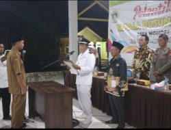 Kepala Desa Wonorejo H. Roto Lantik Kepala Dusun Gogor, dan Ini yang Disampaikan