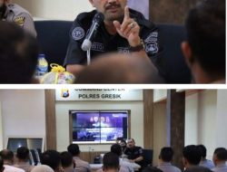 Kasihumas Polres Gresik Bekali Bhabinkamtibmas, Tangkal Isu SARA, Hoax dan Hate Speech