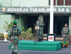 Danrem 084/BJ Brigjen TNI Terry Tresna Purnama Pimpin Upacara Hari Juang TNI AD Tahun 2022