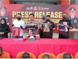 Satreskrim Polres Gresik Tangkap Lima Pesilat Penganiaya Penjual Nanas, Dua Pelaku Masih Diburu