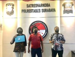 Satnarkoba Polrestabes Surabaya Ringkus Pengedar Narkoba yang Hendak Kabur