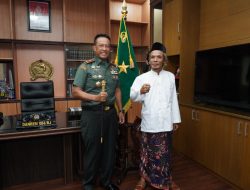 Danrem 084/Bhaskara Jaya Terima Kunjungan Silaturahmi Pengasuh Ponpes Pancawarna Sidoarjo