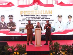 Bupati Gresik Gus Yani dan Kajati Jawa Timur Mia Amiati Resmikan Kompleks Rumah Dinas dan Rumah Rehabilitasi Napza, Demi Jaga Sinergitas