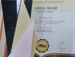 Seven Media Asia Award 2022, Berikan Penghargaan Pemimpin Perubahan Kepada Kades Sekapuk  Abdul Halim