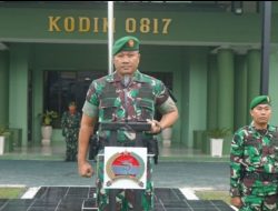 Dandim 0817/ Gresik Pimpin Upacara Bendera di Awal Tahun 2023, ini Instruksinya