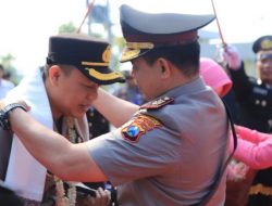 Polres Gresik Gelar Farewell and Welcome Parade Sambut Kapolres Gresik
