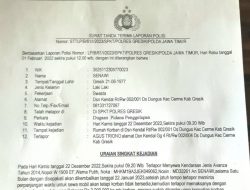 Pengusaha Jasa Rental Kendaraan R4 Laporkan Tetangga di Cerme ke Polres Gresik, Diduga  Gelapkan Mobil Sewaan