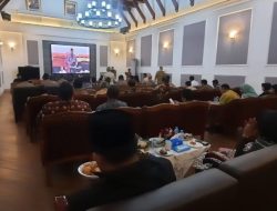 Dandim 0830/Surabaya Utara Hadiri Nobar Pagelaran Wayang Kulit di Mapolrestabes Surabaya