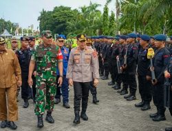 Dandim Gresik Pimpin Apel Gelar Pasukan Dalam Rangka Persiapan Kunker Wapres RI.