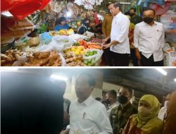 Rasa Senang Para Pedagang Atas Kunjungan Presiden Jokowi ke Pasar Wonokromo
