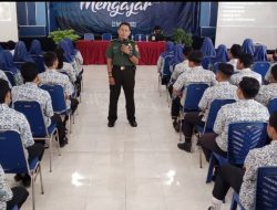 Penerimaan Prajurit TNI AD di Sosialisasikan di SMKN 7 Surabaya