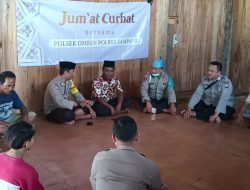 Gelar Jumat Curhat, Polsek Omben Sasar Desa Astapah