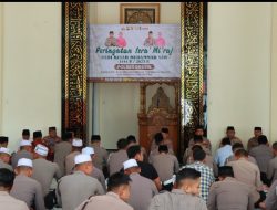 Polres Gresik Memperingati Isra mi’raj Nabi Muhammad SAW 1444 H